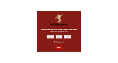 Desktop Screenshot of liverpoolvodka.com