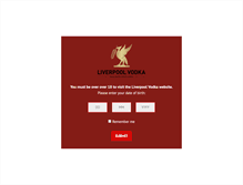 Tablet Screenshot of liverpoolvodka.com